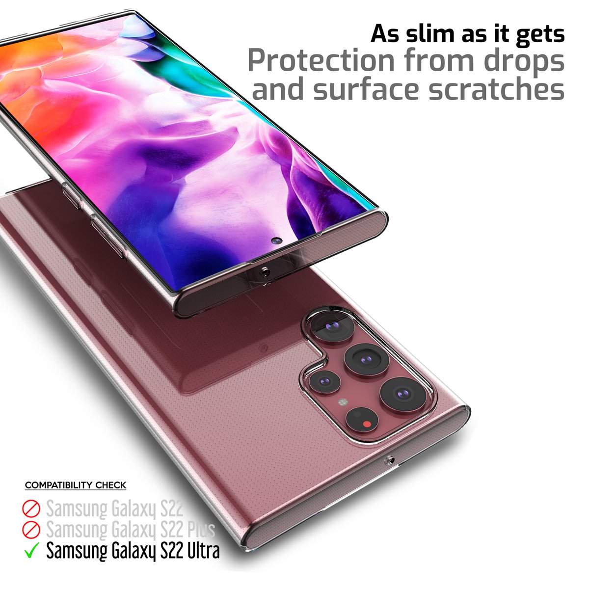 nanenoamz's tweet photo. For all our thin case fans out there! This is the Crystal Clear Case for your Samsung Galaxy S22 Ultra for just $12.99 on Amazon. 
https://t.co/5IUD6Vw5aj 
Samsung Galaxy S22 / S22+ / S22 Ultra
#amazondeals #amazonshopper #amazonprime #s22ultracase #S22Ultra #s22 #SamsungUnpacked https://t.co/sZl6HOgBjF