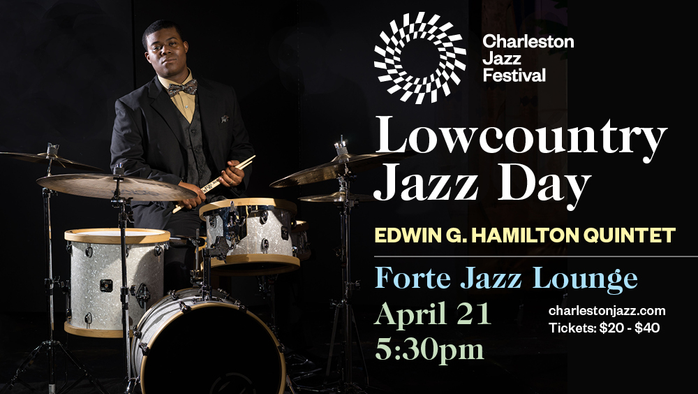 CHSJAZZ's tweet photo. Lowcountry Jazz Day during the 2022 #chsjazzfestival has been announced! 

On April 21 at @ForteJazzLounge the 2022 Charleston Jazz Festival will open with some of Charleston’s most exciting jazz groups!

Made possible in part by @MUSChealth 

🎟️ https://t.co/LWMV9W6m7l
#chsjazz https://t.co/0BfGdjha5c