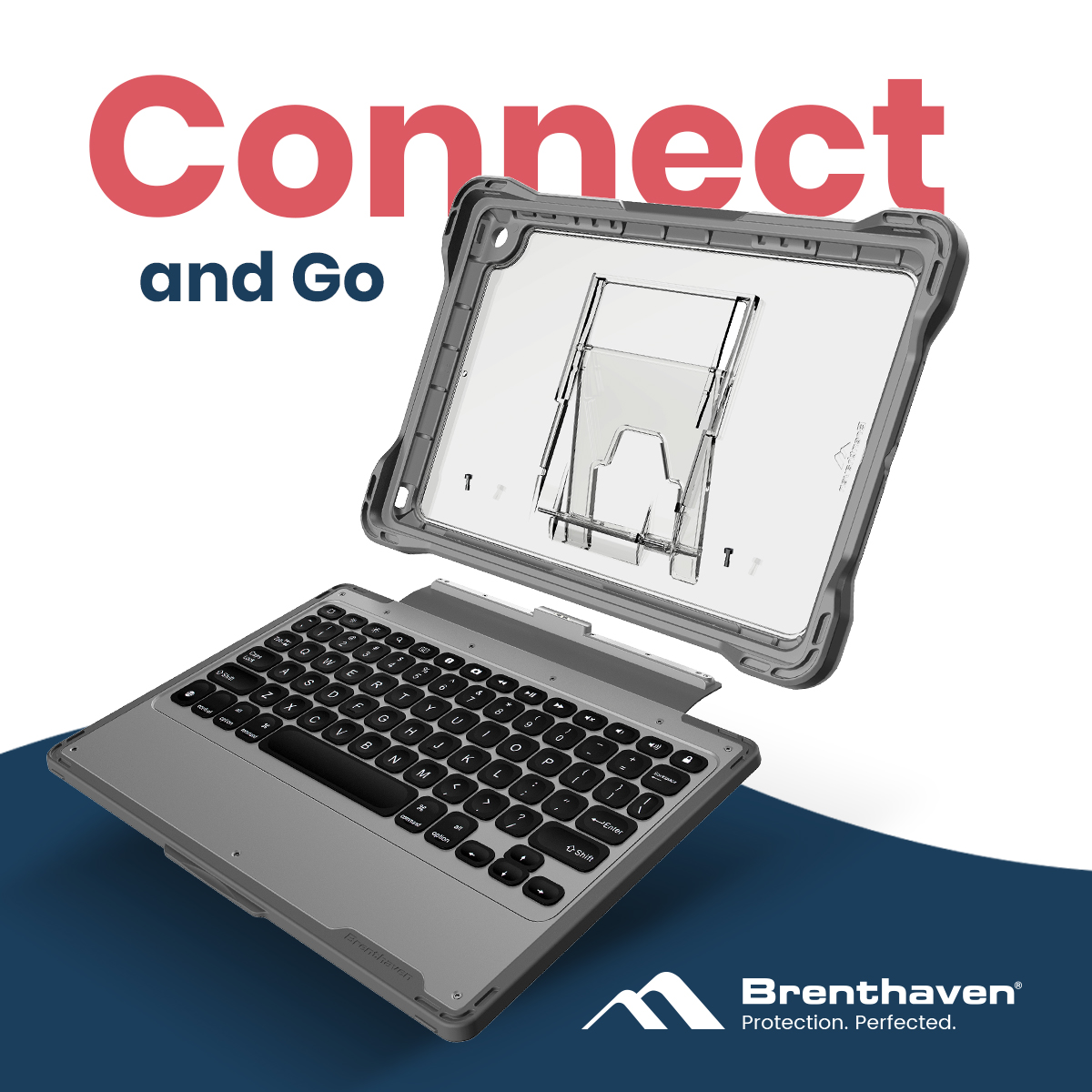 No more pairing or cords. Instantly connect to iPads with a Brenthaven Edge Smart Connect keyboard. A magnetic connector does the work for you, and optional screws can keep things connected permanently. Plus, they’re built tough for K-12!

#EdTech #K12 #iPad