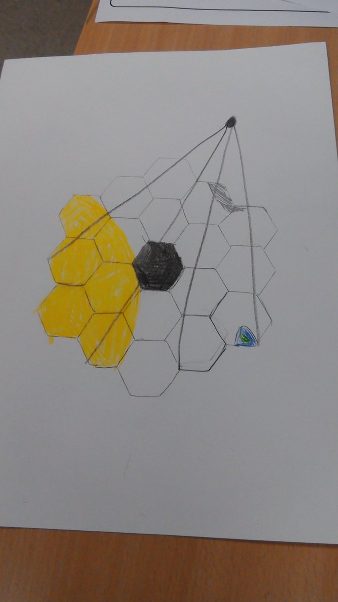 CMSMakery's tweet photo. Explore the depths of space and maybe even see our own Solar System with the James Webb Telescope! 

#JWSTArt https://t.co/k9BuZBH1z6