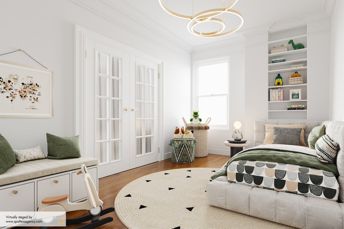 Spotless_agency's tweet photo. 🧏‍♂️ One of the main aspects considered by buyers is room potential.

✅ Parents always want to find a perfect room for their kids, and staging can hint them. If they see how a vacant space can be transformed into a nursery, it may convince them to… https://t.co/p8D9Y0aK2J https://t.co/juF4YA5i5j