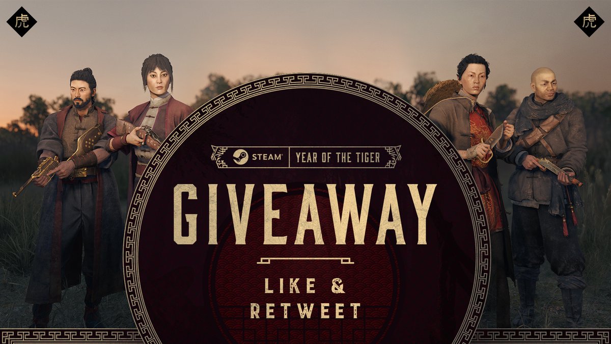 We are ending our Lunar New Year celebrations with a giveaway!🎇

For every 100 RTs this post gets, we are giving away a PC key for Azure Arsenal, Spirit of Nian &amp; Zhong Kui! 🐅

To enter:
- Follow our Twitter page ✔️
- Like &amp; RT this post ✔️
- Comment with your favorite weapon!