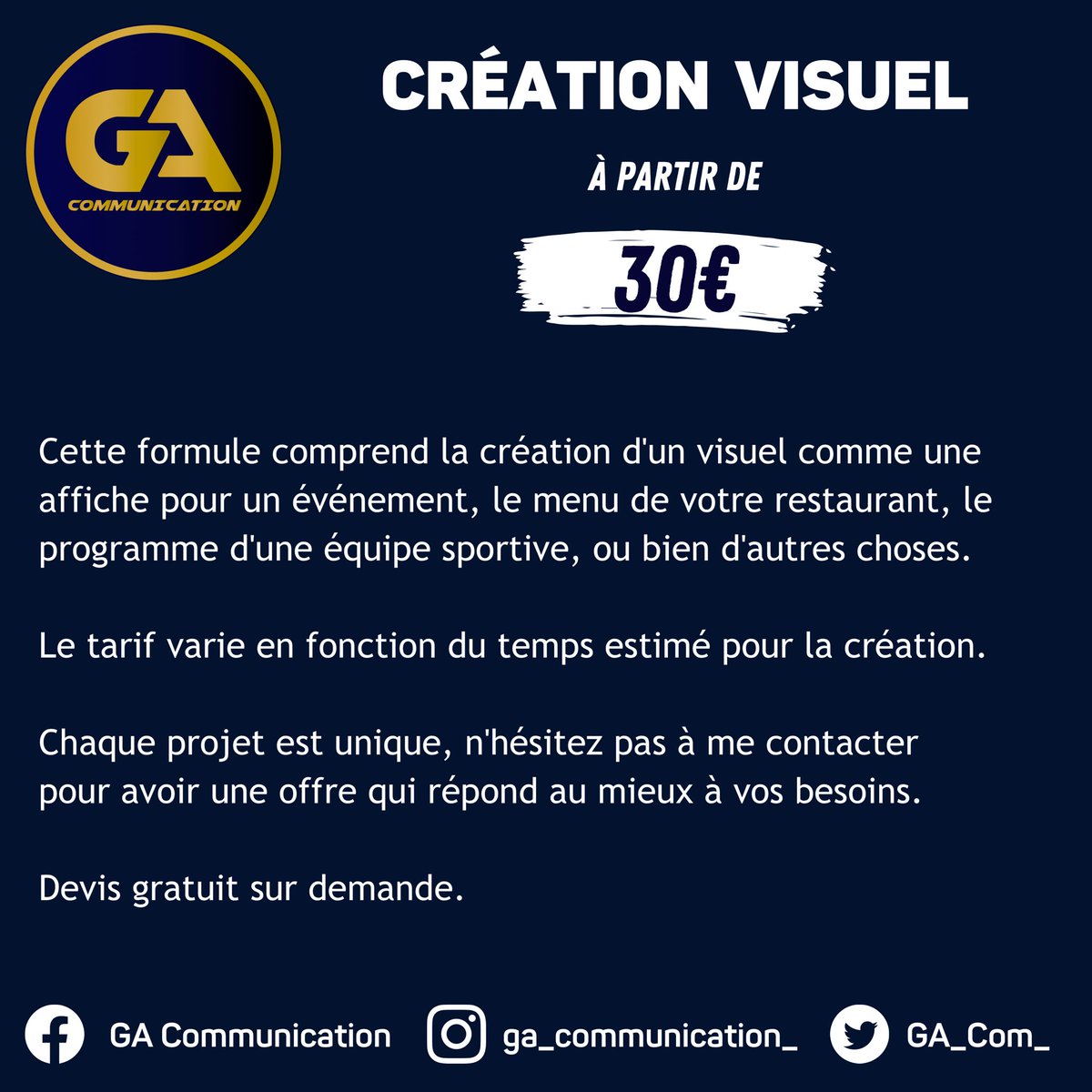 GA Communication tweet media