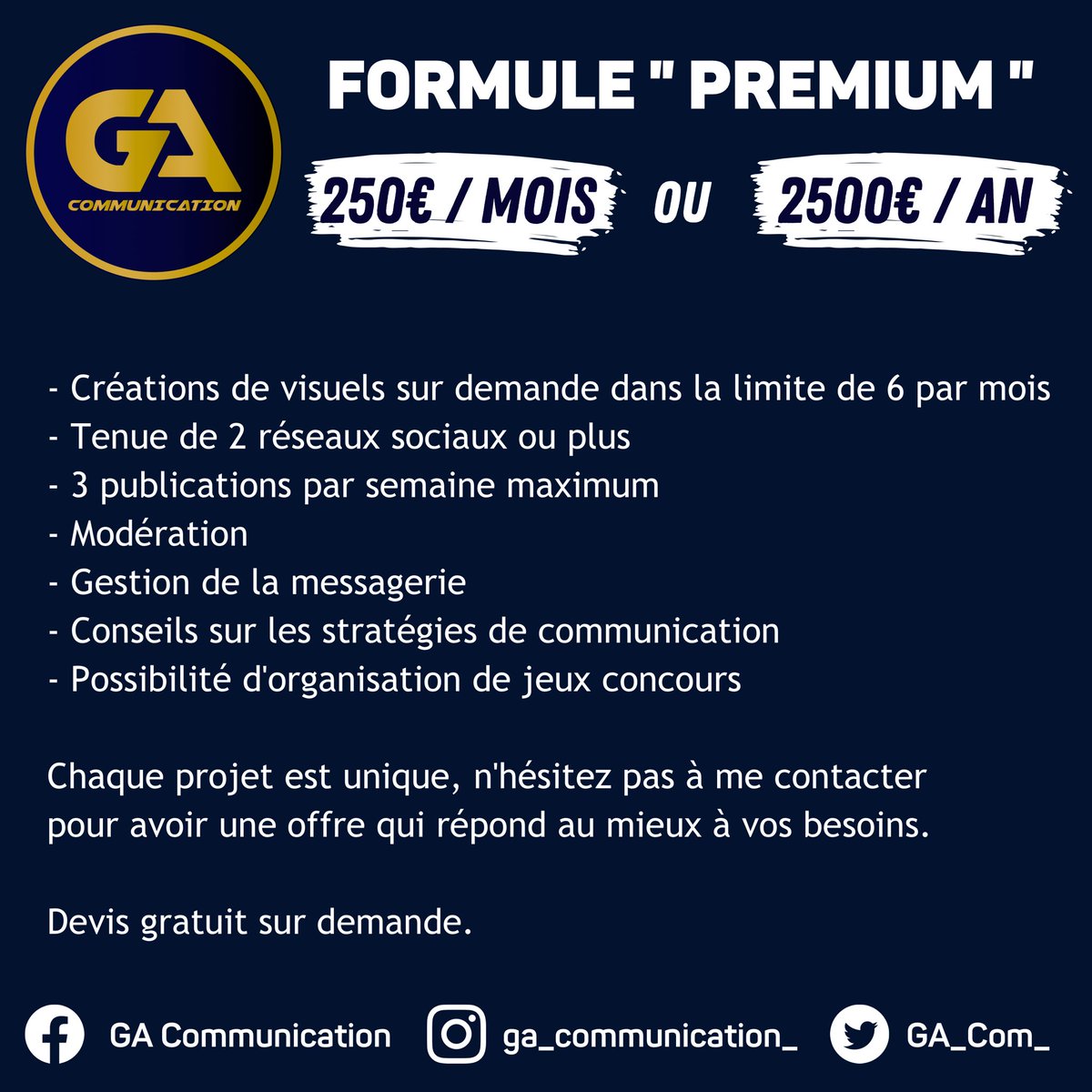 GA Communication tweet media