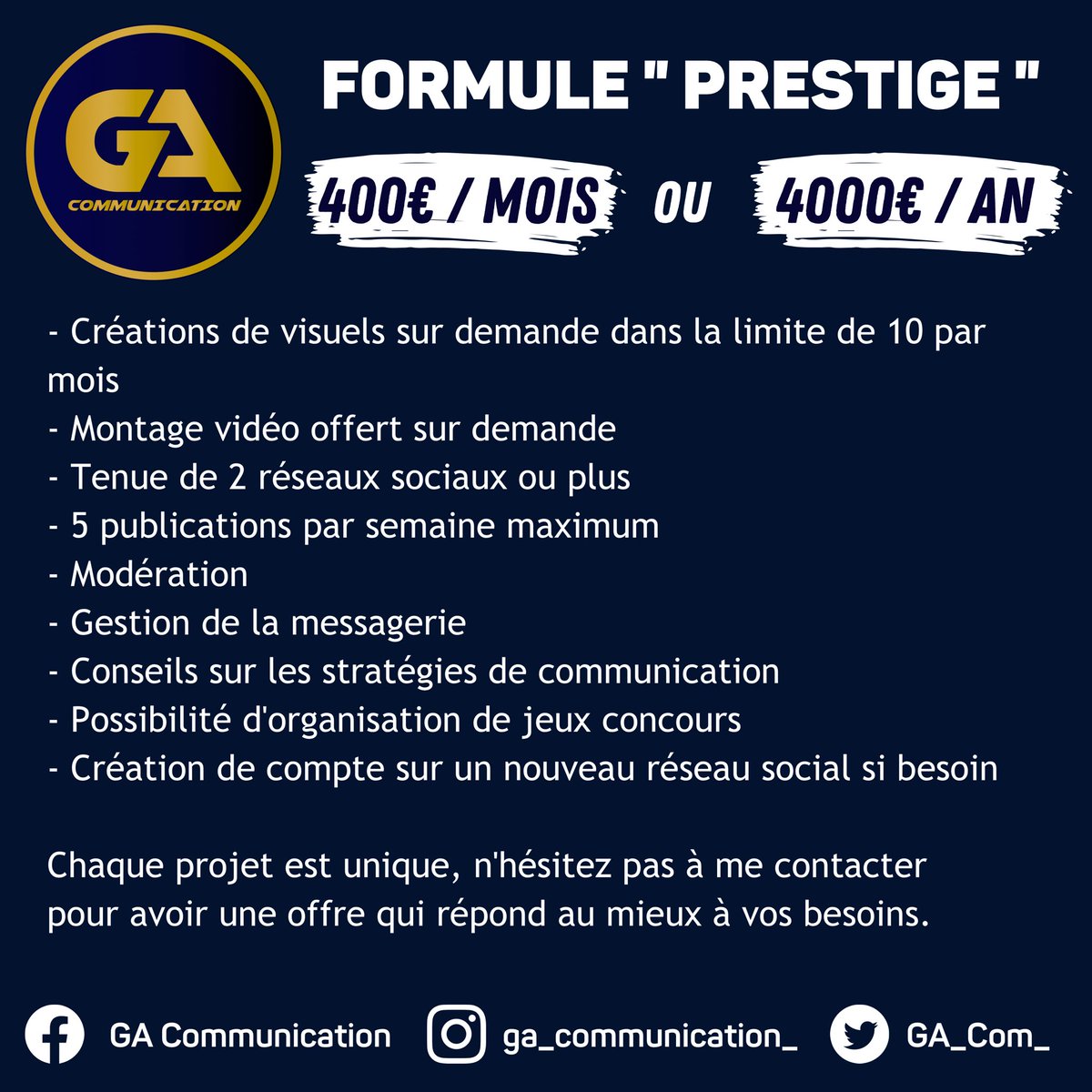 GA Communication tweet media