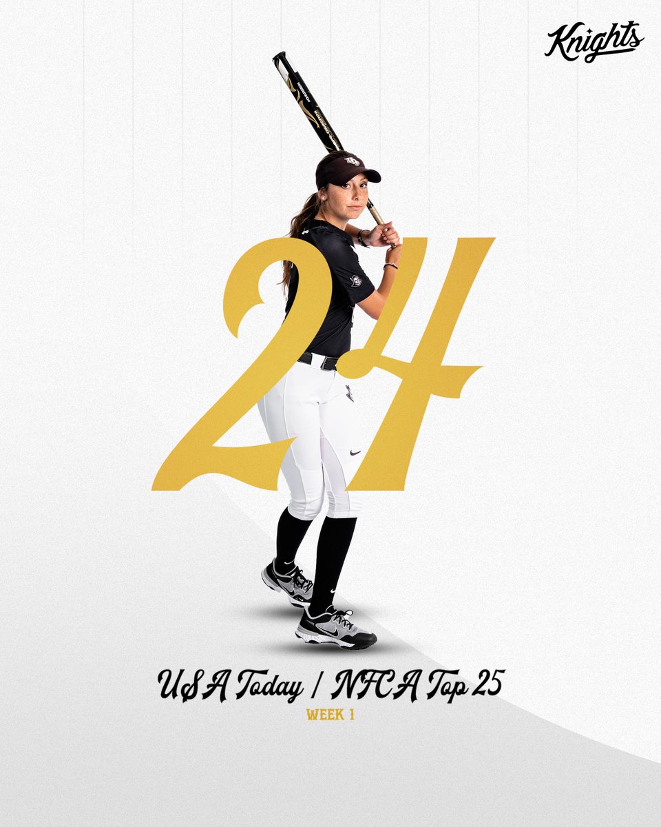 UCF Softball (@ucf_softball) on Twitter photo BOOM!!
Broke into the <a href="/NFCAorg/">National Fastpitch Coaches Association</a> Top 25 this week! ๐ #ChargeOn BOOM!!
Broke into the <a href="/NFCAorg/">National Fastpitch Coaches Association</a> Top 25 this week! ๐ #ChargeOn