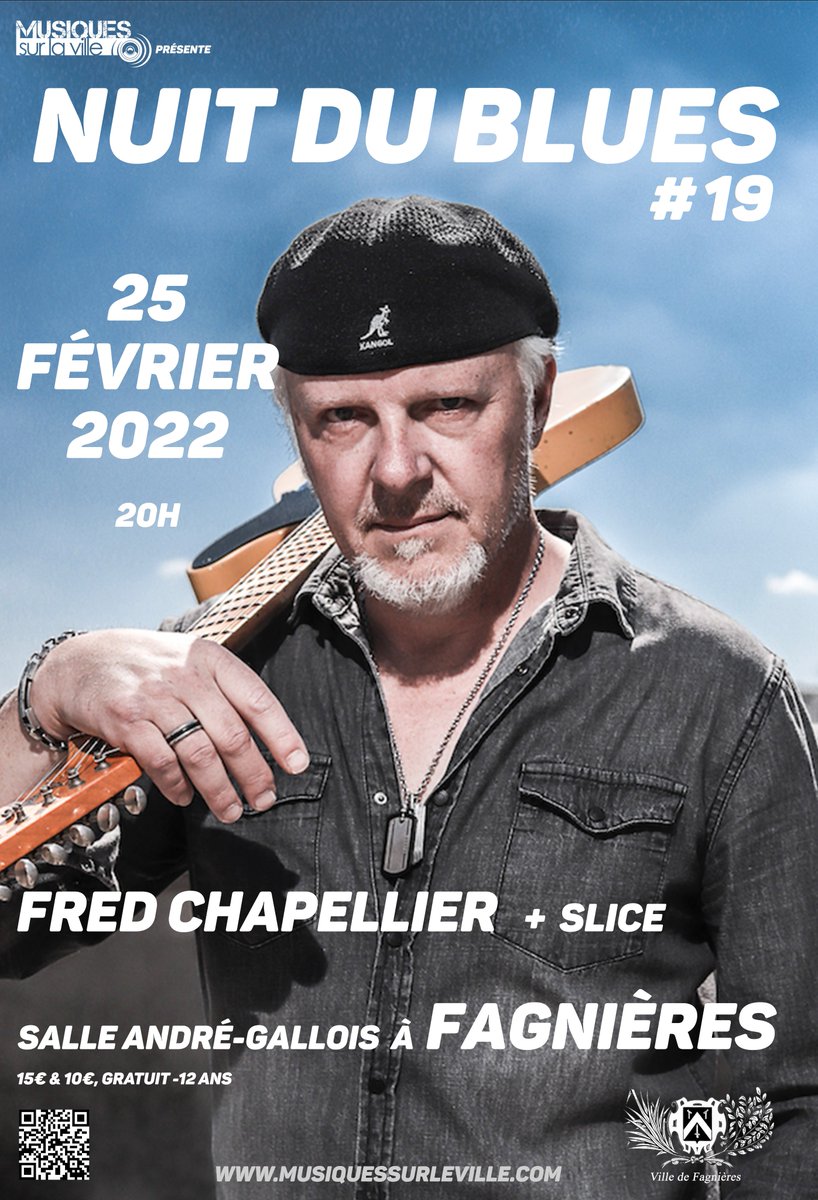 MSVChalons's tweet image. Retrouvez-nous pour la 19e édition de la Nuit du Blues le 25 février 2022 à partir de 20h à la Salle André-Gallois de Fagnières. 
Billetterie : my.weezevent.com/nuit-du-blues