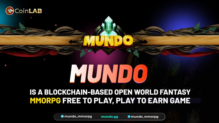 #MUNDO is a blockchain-based open-world fantasy MMORPG free-to-play, a play-to-earn game where anyone can earn tokens through grinding and skilled PvP gameplay 
Are you ready to grind 24/7, battle, raid bosses...?