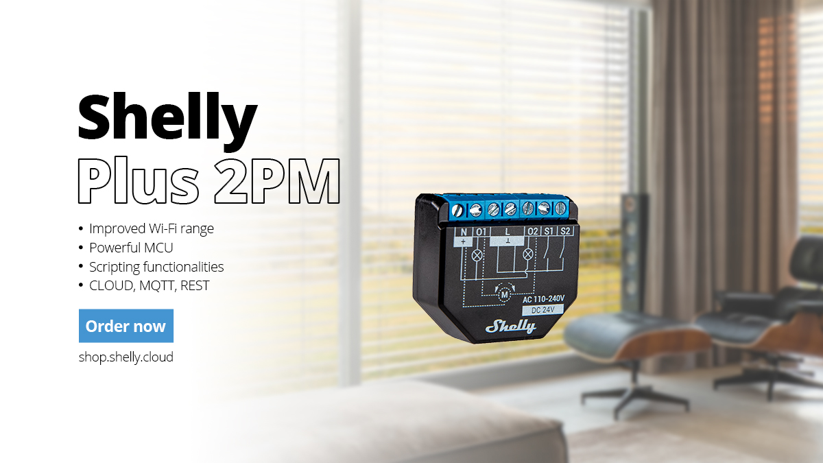 Shelly on X: Shelly Plus 2PM is here! 2-channel smart relay with