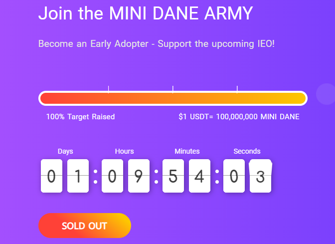 MiniDaneArmy's tweet photo. #minidane #crypto #tothemoon #presale https://t.co/z6j3C8MuNu