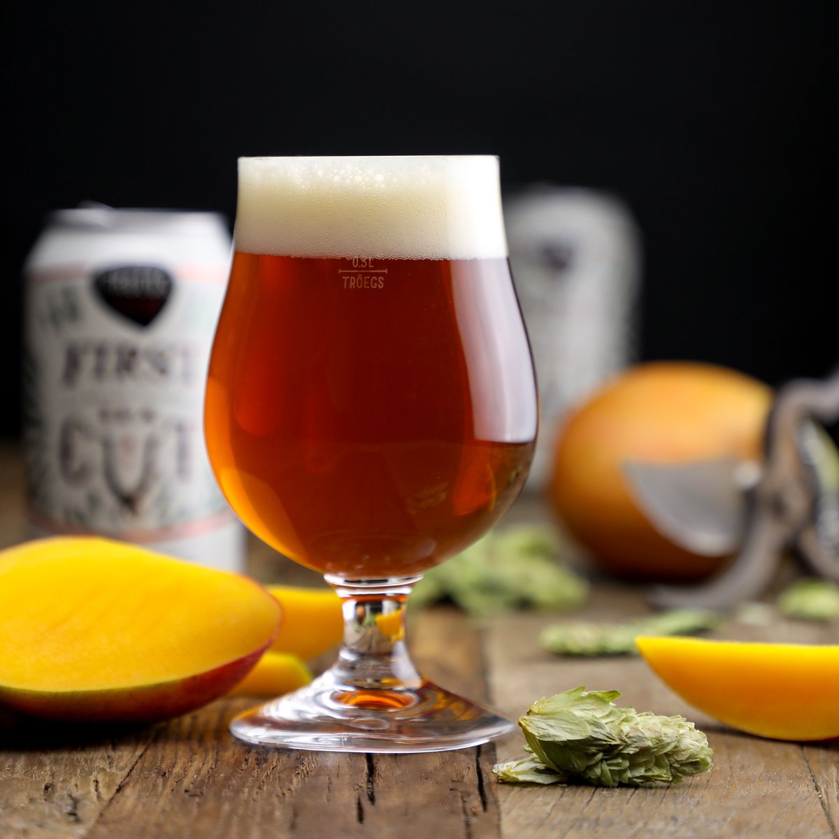 TroegsBeer's tweet photo. Each spring, hop growers dust off their pruning shears & trim the first shoots, bolstering the bines for the new season. First Cut Mango IPA – with silky Simcoe & a touch of mango – is a nod the ritual. A limited release of #FirstCutIPA on Thursday... only at #Troegs! #PAbeer https://t.co/HRQbQkoHxf