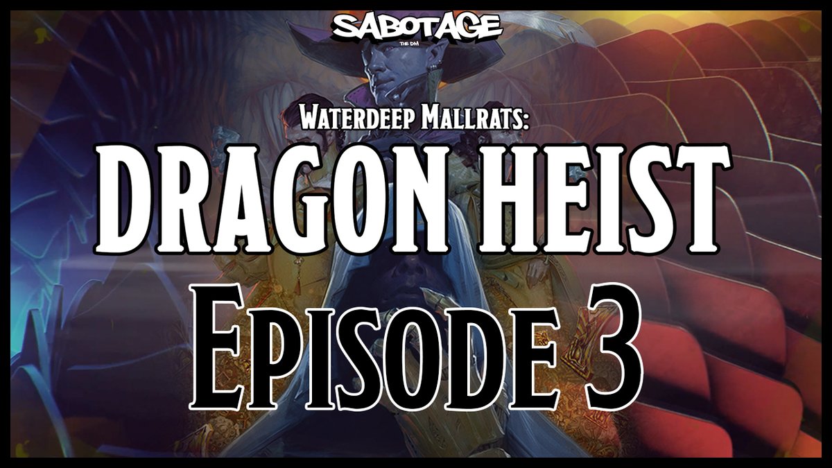 This #tbt it's Episode 3 of Waterdeep Mallrats #DragonHeist. 

youtu.be/ugl17JtYquM

Watch the Mallrats narrowly escape the law, Oshi gamble while drunk and a return to the good old sewers!

#dnd #YouTube #ttrpgfamily #ttrpgsolidarity #ttrpg #RPG #actualplay