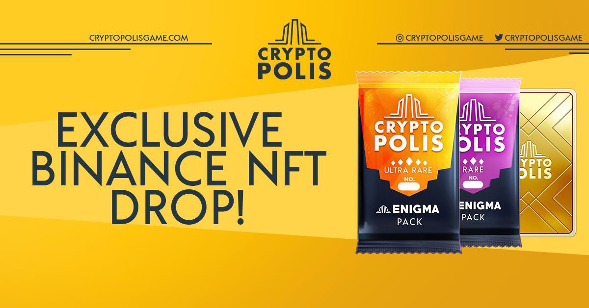 wo_data's tweet photo. The Binance exclusive P2E NFT collection is about to drop @Cryptopolisgame wait till you see it pop #binancenft #P2E #exclusive

https://t.co/hbIl0uCkYQ https://t.co/qHPkJrGvLZ