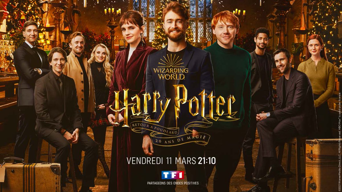 TF1's tweet photo. Que la magie commence.

Harry Potter : Retour à Poudlard – 20 ans de magie, le vendredi 11 mars sur #TF1 https://t.co/VA1T4pmIXs