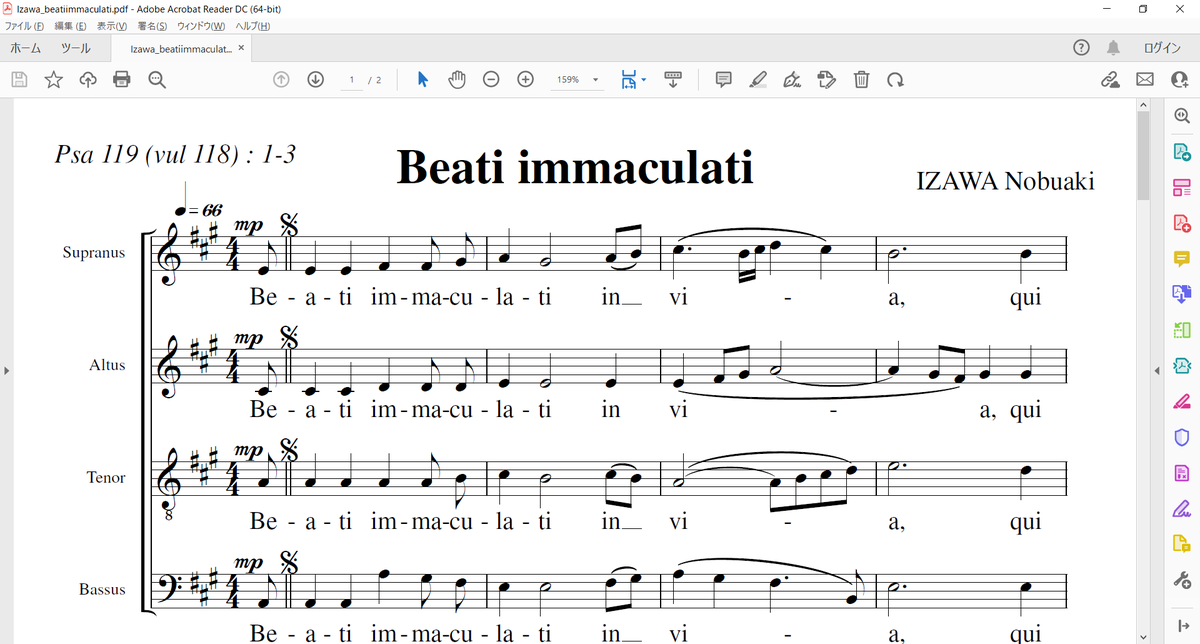 aloha_vodka's tweet photo. NEW WORK UPLOADED - "Beati immaculati" (SATB) - https://t.co/fUTk9IXTAl #ChoralWiki #SacredMusic #Motet #Communion #LentII https://t.co/j78JWYXZK3
