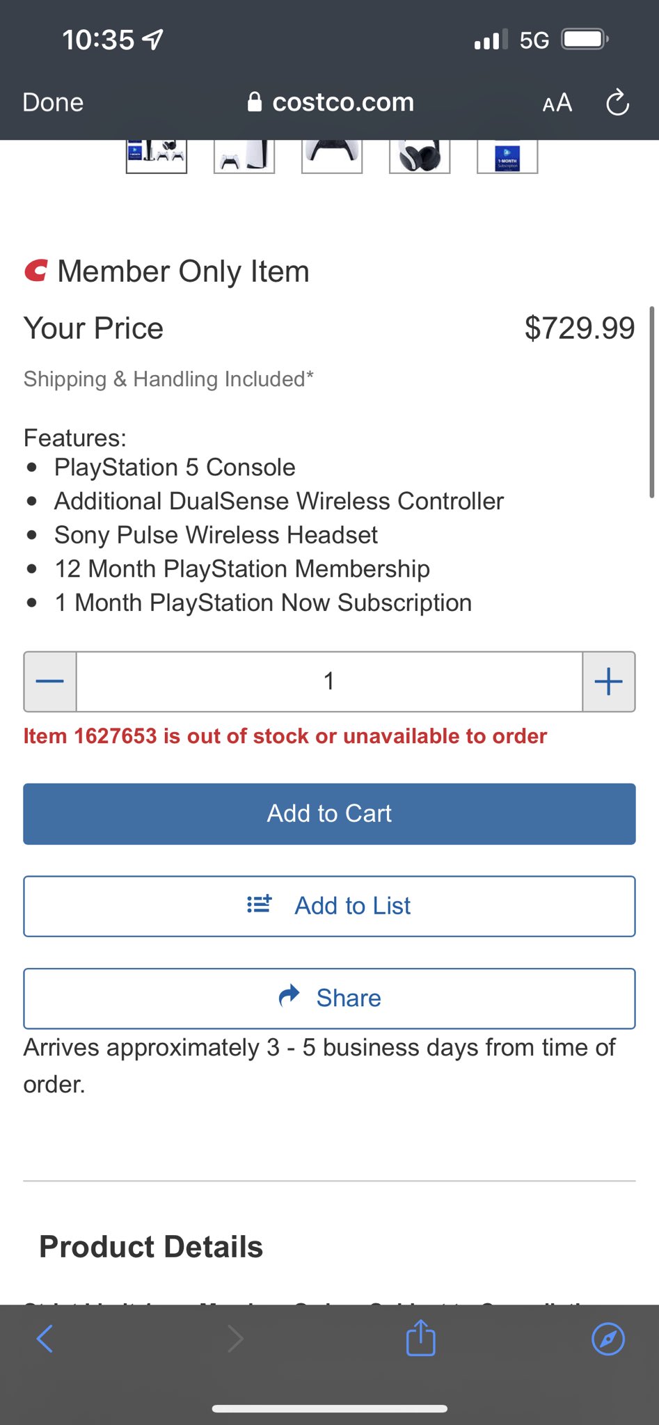 Matt Swider (tracking PS5 / Xbox / GPU restock) on Twitter "🚨PS5 Costco bundle (limited and