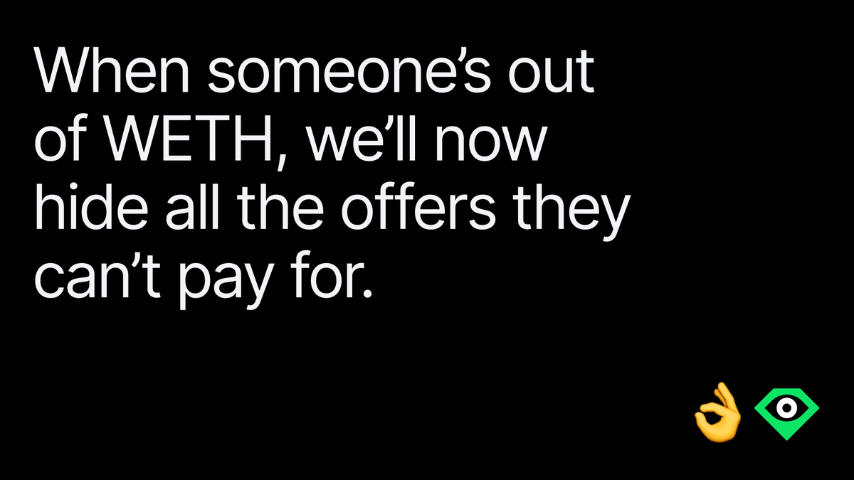 LooksRare's tweet photo. (1/4)

✅ Offers that can’t be accepted are now HIDDEN!

This is the fix you’ve been waiting for to get rid of all those unfulfillable Collection Offers. https://t.co/vtq6qq9Qtt