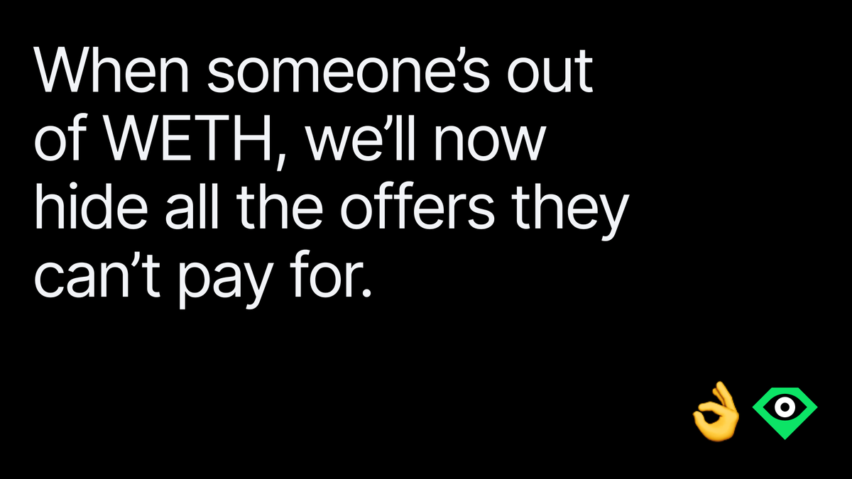 (1/4) ✅ Offers that can’t be accepted are now HIDDEN! This is the fix you’ve been waiting for to get rid of all those unfulfillable Collection Offers.