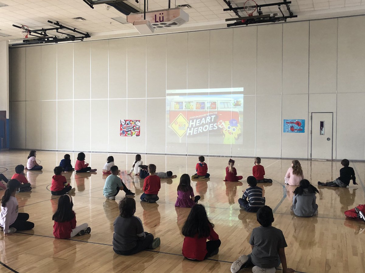 Yesterday we kicked off our kids heart challenge for the <a href="/American_Heart/">American Heart Association</a> . Students are so excited to participate in this great event! #inspire96