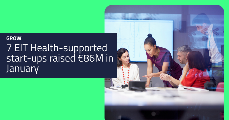 EITHealth's tweet photo. 👏Congratulations to the 7 EIT Health-supported start-ups who raised a total of €86M in January:

@proverummedical
@peptomyc
@PreOmics
@furhatrobotics
@uFraction8
@CareTranslate
@kaidowellbeing

Track their success: https://t.co/9casbcuePi

#HealthcareInnovation #Investment
