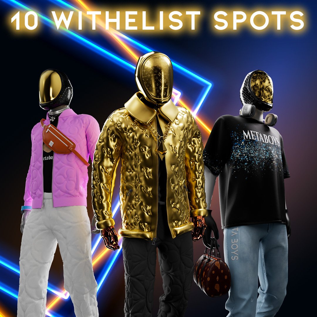 💎 GIVEAWAY💎
10 Whitelist à gagner sur....👀
<a href="/Meta3oys/">Meta3oys.eth</a> 🔥 Un projet NFT sur ETH ayant une roadmap ultra bullish et un artwork incroyable 🐒🏴‍☠️
🔔follow <a href="/Arkeiis_/">arkeiis</a> et <a href="/Meta3oys/">Meta3oys.eth</a>
🔄+♥️ Retweet et like 
🫂 Tag 2 amis 
🍀TAS DANS 24H , GL 
( C'est grâce à vous , merci énormément ♥️🐒)