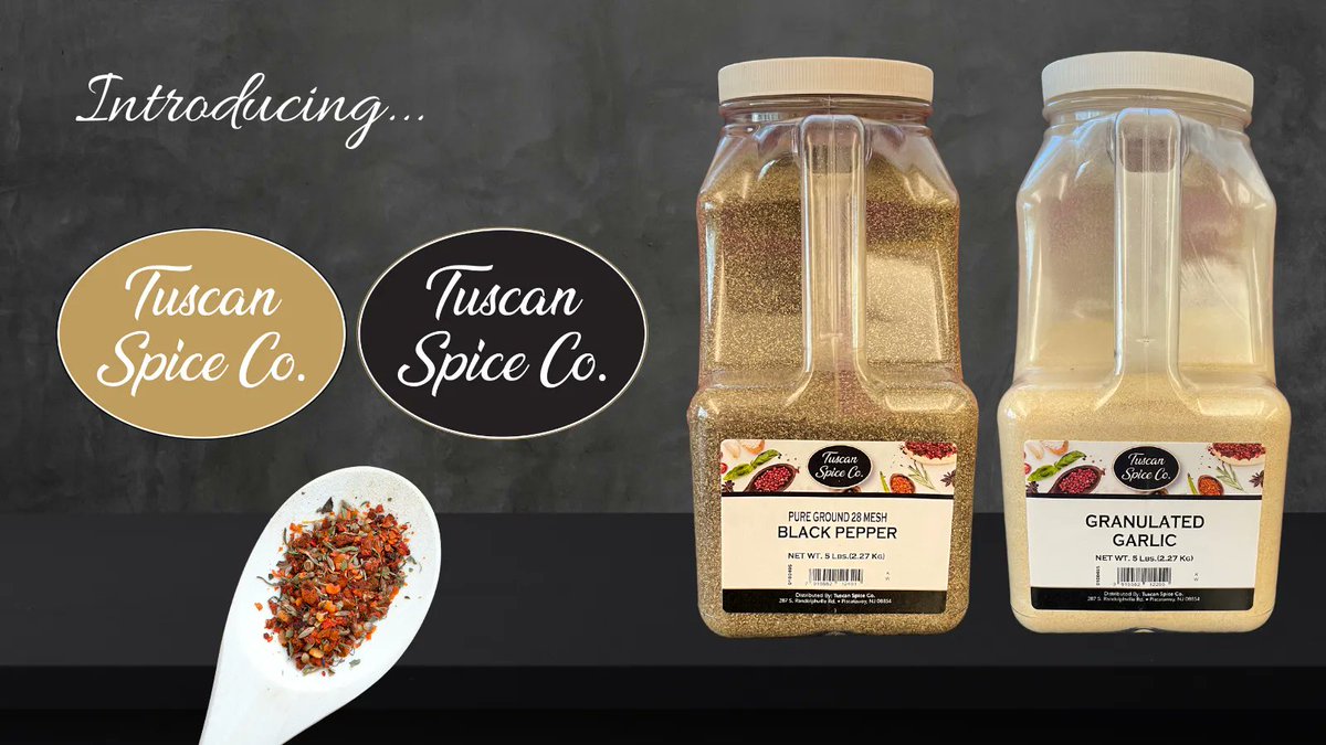 ferrarofood's tweet image. Introducing the all new Tuscan Spice Co. label exclusively at Ferraro Foods! Tuscan Spice Co. is an upgraded line of a variety of spices carefully sourced to ensure you’re always delivered consistent quality. Learn more here: buff.ly/3GVzoIW
#Spiceitup #spice #spicebrand
