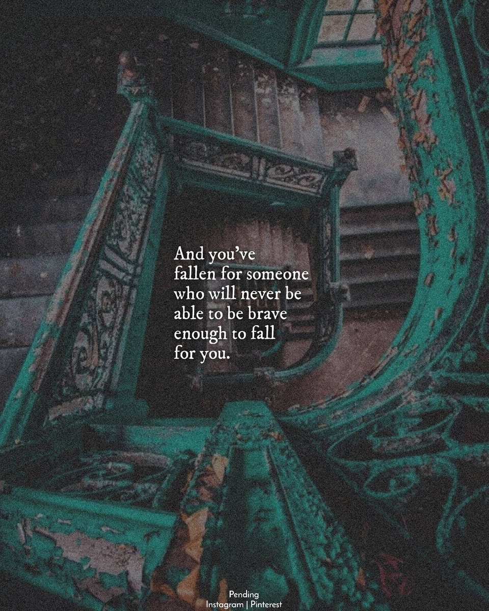 And you've fallen for someone who will never be able to be brave enough to fall for you.

#love #LiveLikeAli