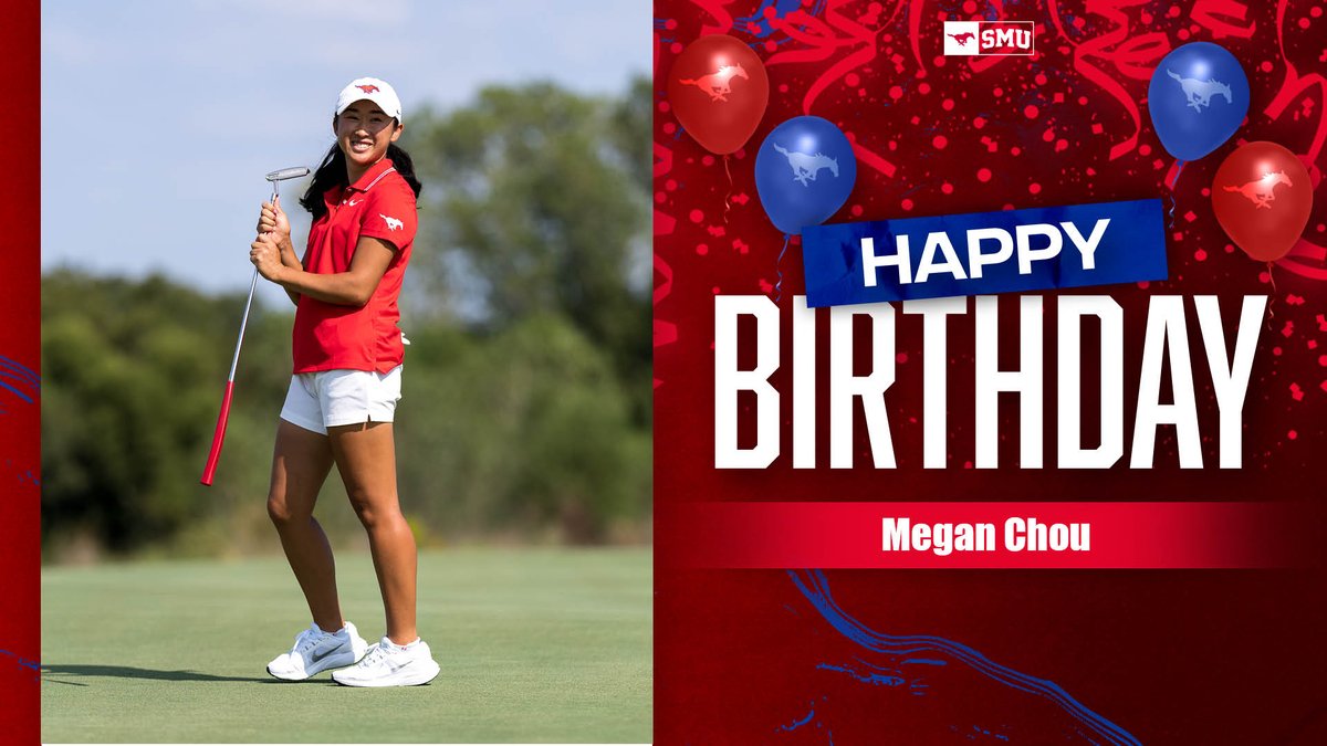 SMUWGolf's tweet photo. 🎂 𝓱𝓪𝓹𝓹𝔂 𝓫𝓲𝓻𝓽𝓱𝓭𝓪𝔂 🎂

HBD to sophomore Megan Chou🥳 https://t.co/e9yfvNRota