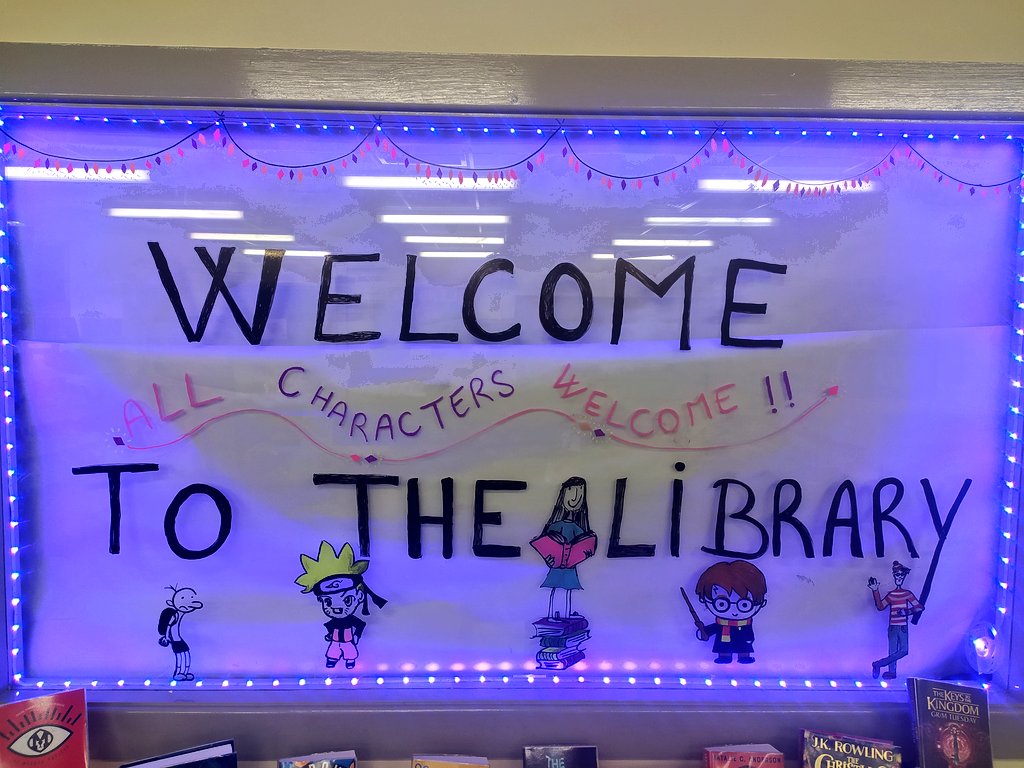 stmungo_library's tweet image. "-Miss, what will you do during the February break?
-Well, well, well..."

Special thanks to @LibraryatEA for this fab idea😜
#Newbooks #newdisplay #chalkmarkers♥️