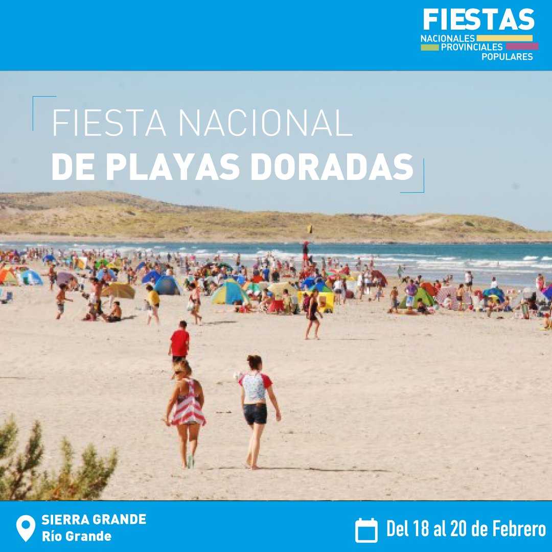 fiestasnpp's tweet photo. 🌊 🎉 Sierra Grande se prepara para la #FiestaNacionalPlayasDoradas.
Te contamos el cronograma completo 👉 https://t.co/haijKRkOAf
Y no podía faltar ... que conozcas su historia📲 https://t.co/XpT5WPd9EA
#FNPP #PlayasDoradas #FiestaNacional https://t.co/WCBow6xYhw