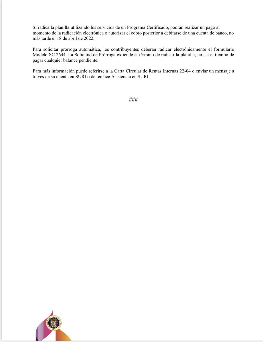lafortalezadepr's tweet photo. [Comunicado de prensa] @GovPierluisi presenta actualización de la plataforma digital SURI y anuncia el comienzo del Ciclo Contributivo 2021 https://t.co/EqvCMZb87z