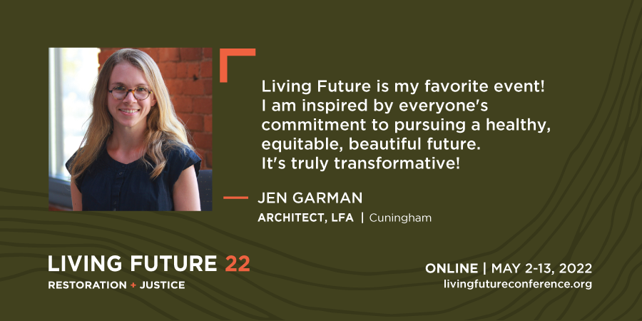 Living_Future's tweet photo. #LivingFuture2022 offers ten days of inspiration in the transformative work of the global #RegenerativeBuilding community. Join us online May 2 - 13, 2022! https://t.co/jsOLKqNyze
#ClimateJustice #EcologicalRestoration #GreenBuildings #LivingFuture #LivingBuildings https://t.co/qh5ito2b5T