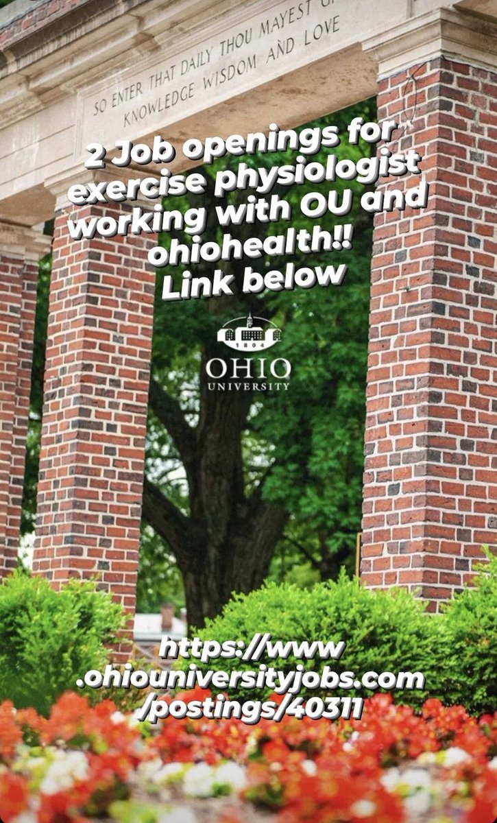 Ohio University Exercise Physiology tweet media
