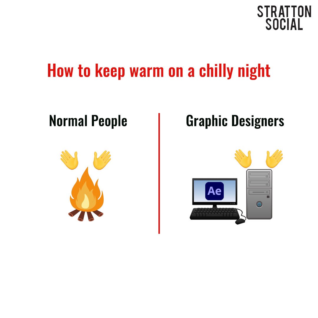 strattonsocial's tweet photo. Have you ever run after effects on a PC? #GraphicDesign #animation https://t.co/7sMCr3F7DI