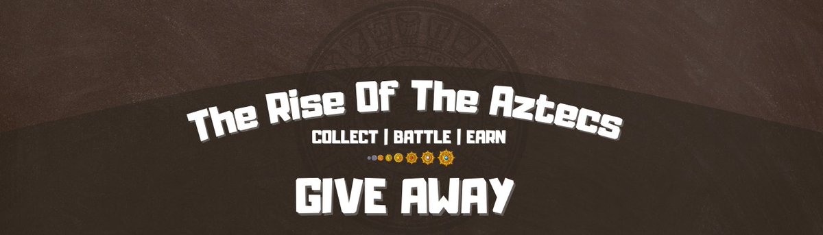 🎁 TIER VIII GIVE AWAY

How to enter:
1️⃣❤️+ RT + Tag 3 friends + Comment with address
2️⃣Follow <a href="/RiseOfAztecs/">The Rise Of The Aztecs</a> 
3️⃣Like on OpenSea: bit.ly/roa-tiers

#NFT #NFTCommunity #NFTGiveaway #NFTProject #NFTCollection #NFTdrop #PlayToEarn