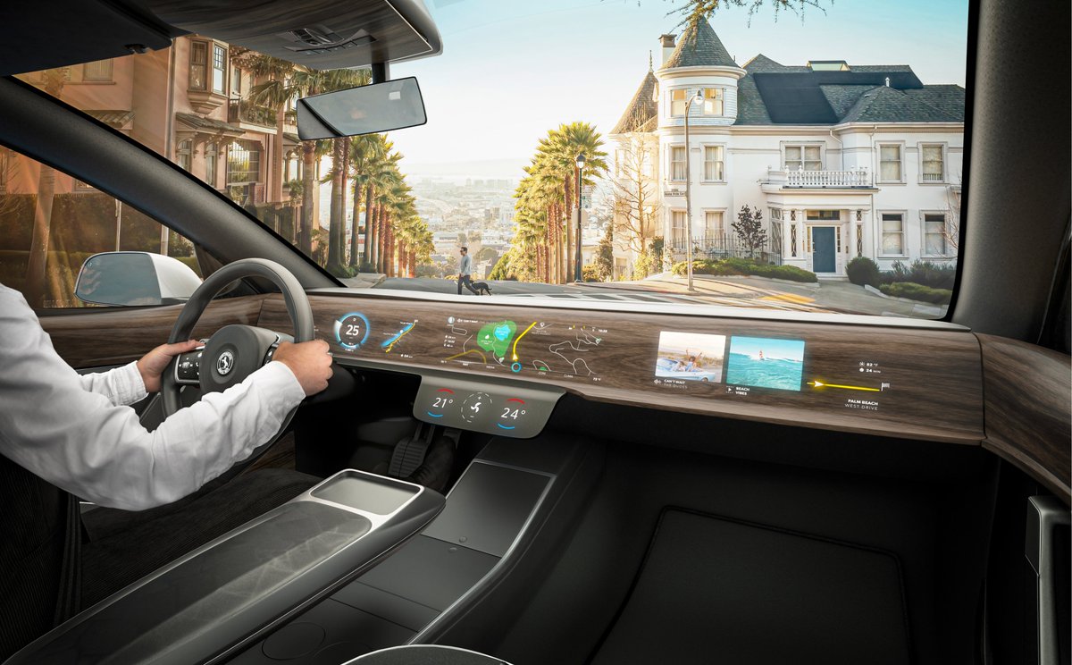 Conti_Press's tweet image. #Continental #ShyTech display was awarded “Gold” at the #GermanDesignAward 2022 for excellent product design. Our display combines design and function: Display and control surfaces are only visible when necessary.
continental.com/en/press/press…