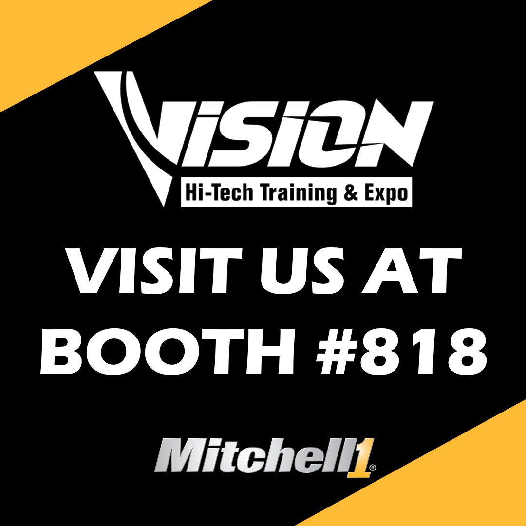 Mitchell1's tweet photo. Attending the @visionkc Hi-Tech Training &amp; Expo March 3-6? Make sure to stop by and visit us in Booth #818! Our team will be showcasing the latest in ProDemand &amp; ManagerSE. Plus everyone who gets a demo at the booth will be entered for a chance to win a tablet! #VisionKC #Hitech https://t.co/Ei4jlwpVed