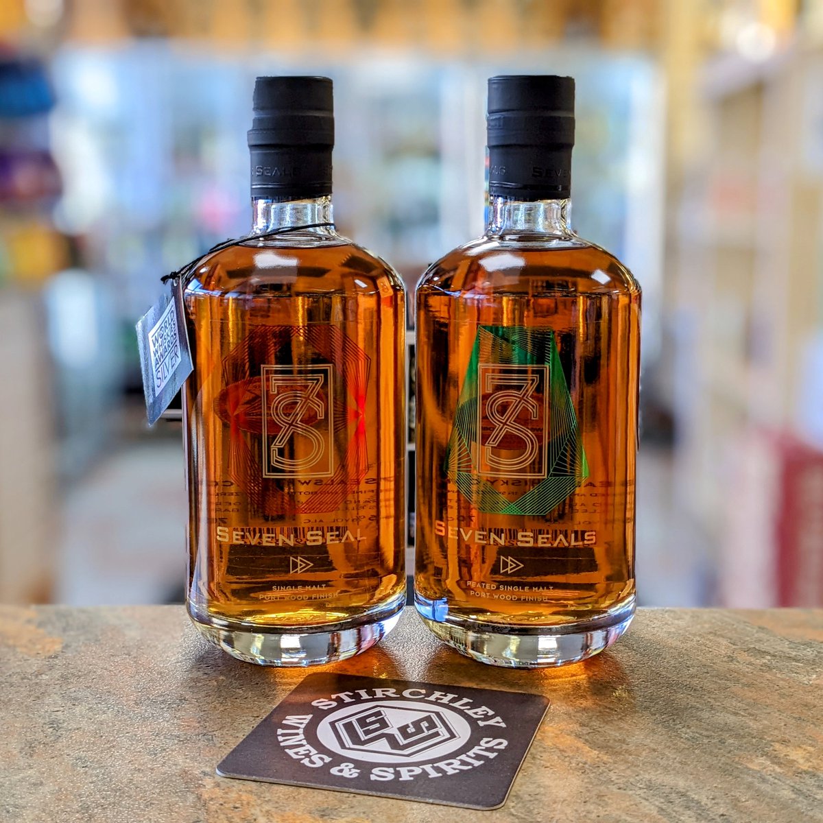 From Switzerland based <a href="/7SealsWhisky/">7 Seals Whisky</a>, we have 2 Whiskies from their Classic Line series...

🥃 Single Malt Port Wood Finish 
🥃 Peated Single Malt Port Wood Finish 

#NewWhisky #VivaStirchley #VivaBrum #ShopLocal #SwissWhisky 🇨🇭