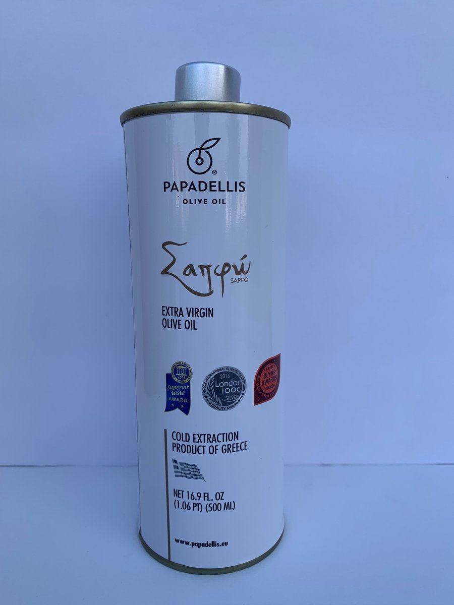 Premium extra virgin olive oil 16.9 fl oz available.Place of origin Lesvos island .