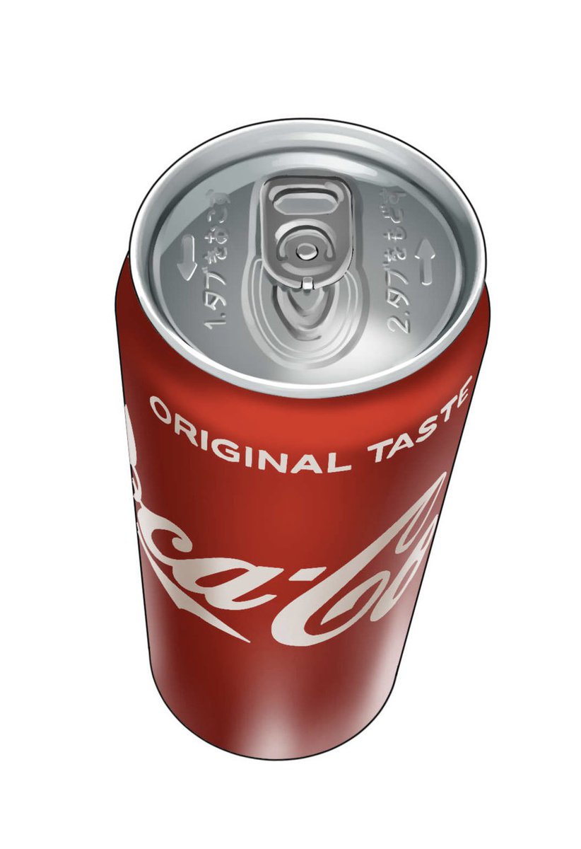no humans can simple background white background still life soda can coca-cola  illustration images