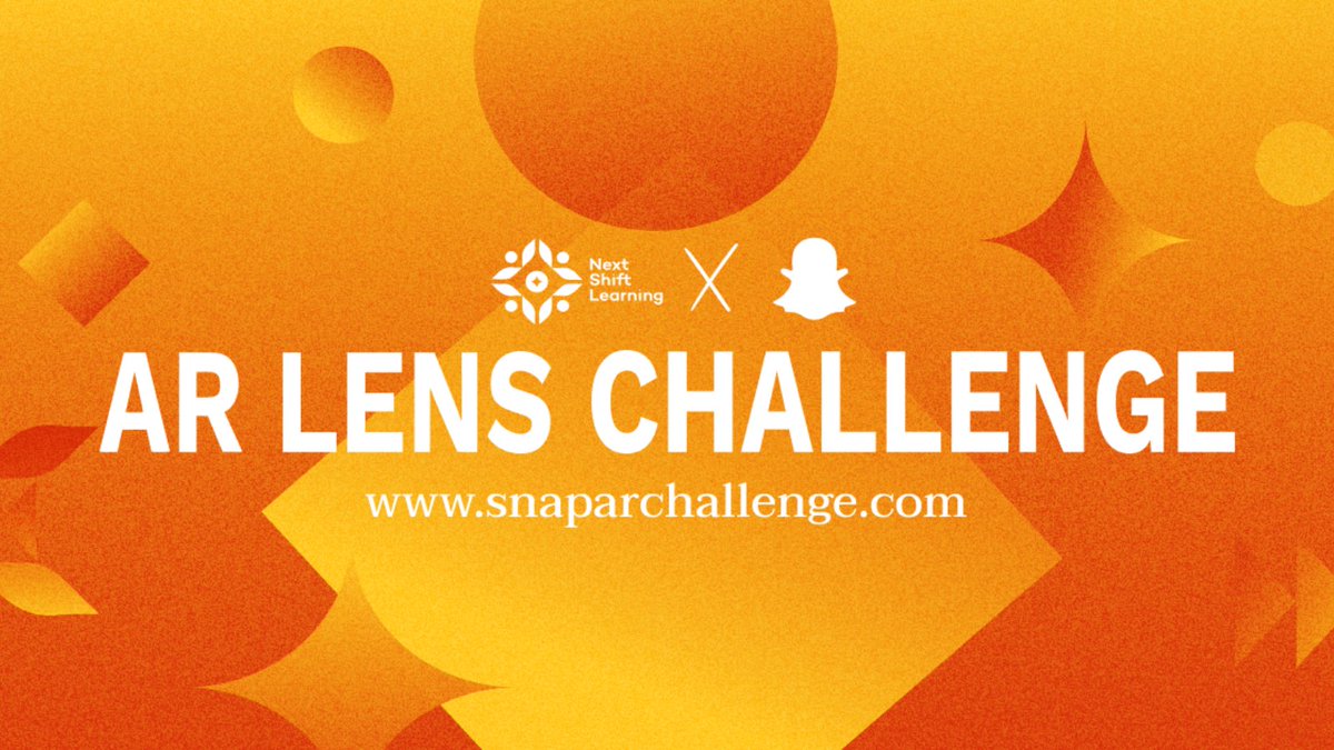 NMSI's tweet photo. Augmented reality is the future. Time to level up and take your design into a new world. Join the Snap Augmented Reality Lens Challenge, a free 3-week virtual program that introduces students to the world of AR design. Sign-up today and get connected. https://t.co/UXUBNIdyv6 https://t.co/Lmz5j0lKa0