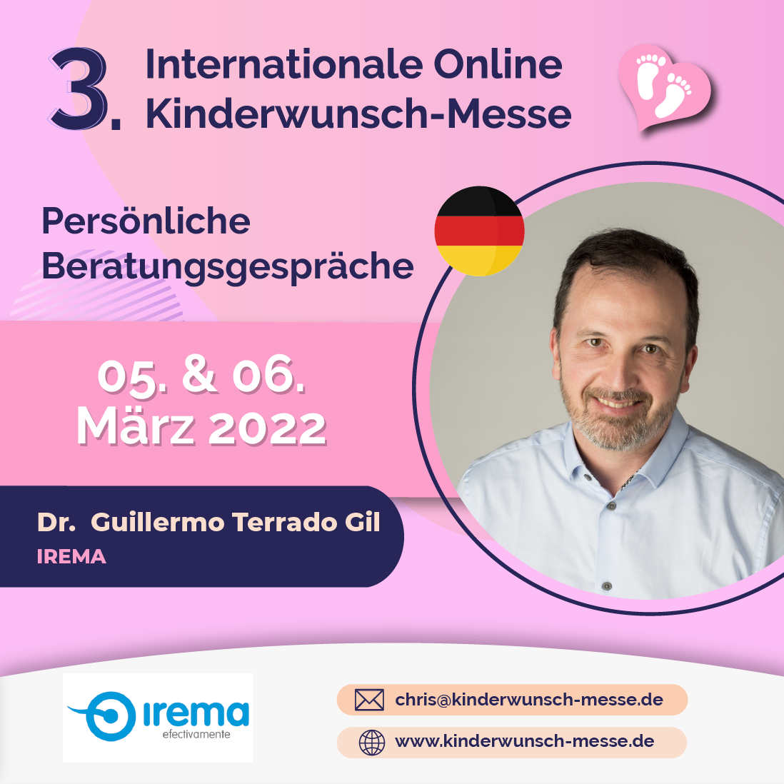 eizellspende's tweet image. Vereinbare Dein persönliches Beratungsgespräch mit Dr. Guillermo Terrado &amp;amp; Gurus Segovia, Klinik Irema, Alicante und Valencia.

kinderwunsch-messe.de/beratungsgespr…

#kiwumesse #LGTBQ #Wunschkind