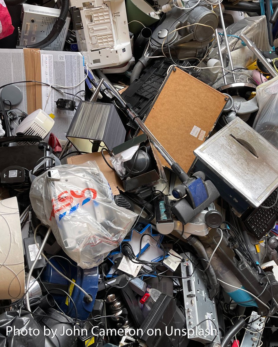 What is #e-waste? Any waste with wires, plugs, batteries, electrical or electronic components, even the smallest battery, wire or computer chip makes an item e-waste. Even small items like vape pens, handheld fans and charger cables count as e-waste. #waste <a href="/CDTSIS/">CDT - SIS</a>