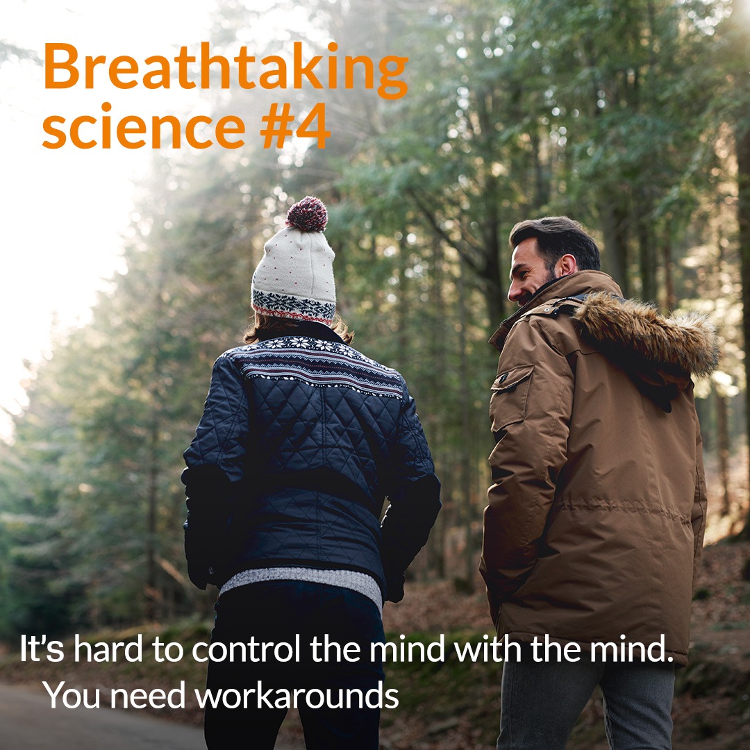 If you are anxious about being stressed you amplify the problem and can go into meltdown! You need a work around. The best way is to use your own physiology, as your lungs, heart, diaphragm, gut are in constant dialogue with your brain, via our favourite friend. The Vagus nerve.