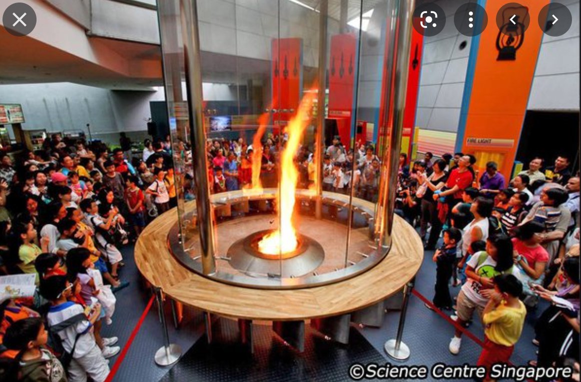 VortexEngine's tweet photo. Controlled tornadoes 🌪️- A new #Energy source to fix #Climate. Atmosphere is in metastable state bc heated by the sun.  Bottom heat and deflection alone produce the Singapore museum fire vortex. @KevinClimate   @ClimateOfGavin Thermodynamics basis here: 
https://t.co/jc3ibXRK0u… https://t.co/msutoOfCoN