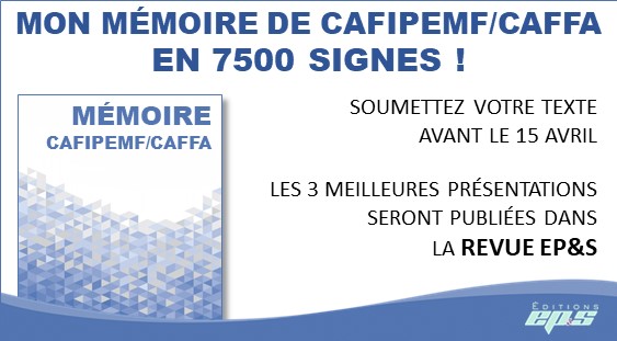 EditionsEps's tweet image. Concours : Mon mémoire CAFFA ou CAFIPEMF en 7500 signes.
cutt.ly/1Ps08fD
#CAFFA #CAFIPEMF #ProfEPS #ProfEcole