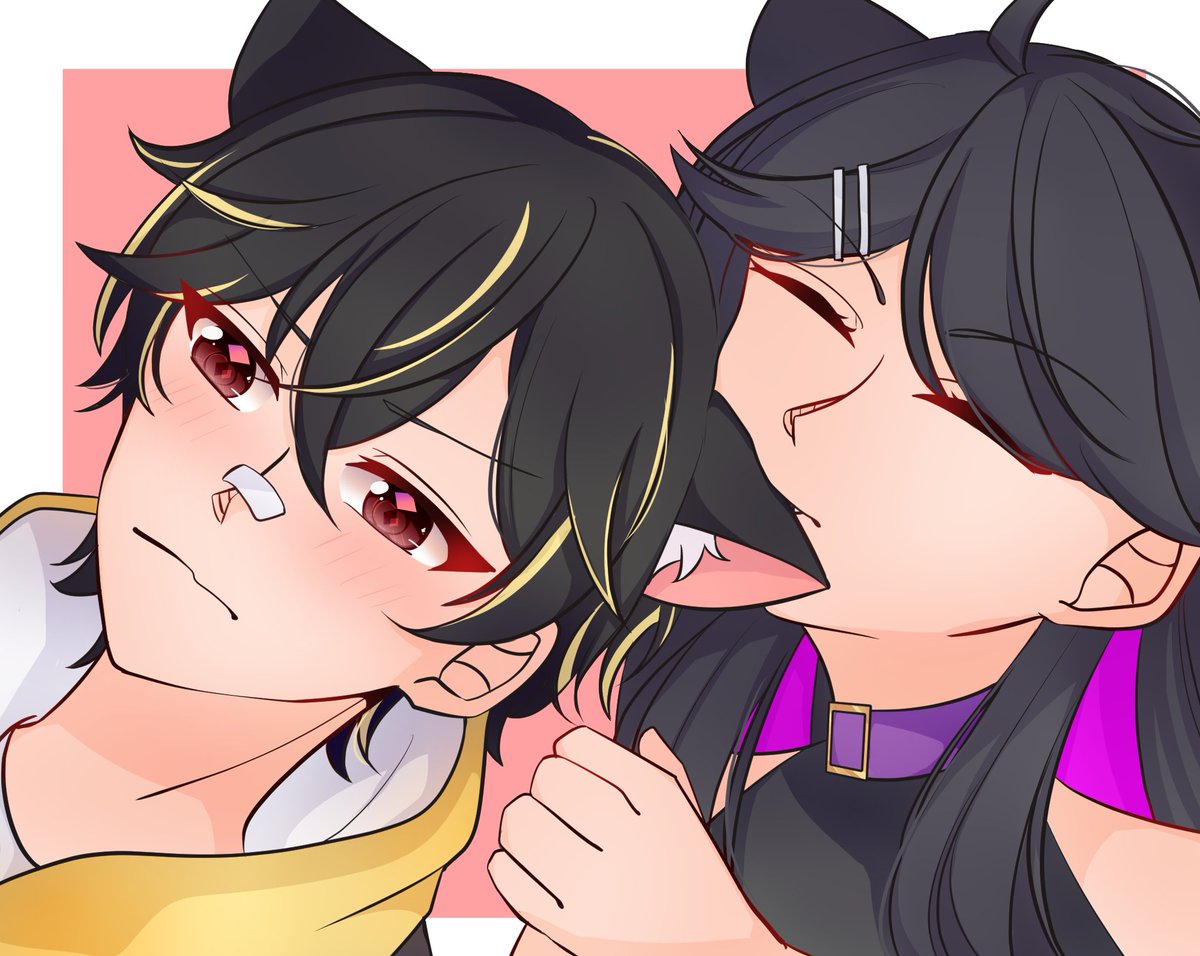 ArslanRexford's tweet photo. GORA AREX AREX!!!🐯🦁
I haven't post anything for valentine's day but here it is!!!💚💚💚
Happy valentine's day everyone!!!❤️❤️❤️
*Di nom nom sama dedek val moment*
ART BY : @reei_rein
#arslanrexford_fanart #ValGogh https://t.co/UV3RdntGKw