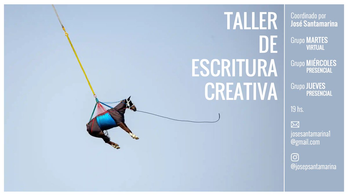 santamarinajose's tweet photo. Arrancan los grupos del taller en marzo.
¡Gracias por retuitear! https://t.co/ytssHV3SUO