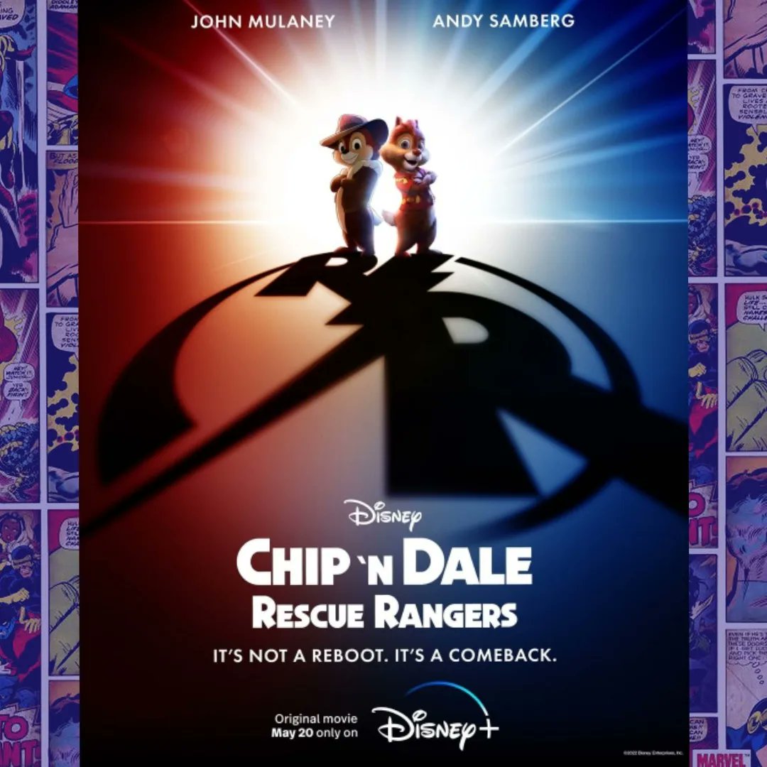 MrChori_'s tweet photo. Trailer oficial de #ChipNDale #RescueRangers , el comeback ("Regreso", pues no es un #reboot ni #remake ) de las dos ardillas más queridas de #disney 
Se puede ver que combinarán la técnica del CGI con caricaturas, al puro estilo #RogerRabbit (quién tiene un cameo de hecho) https://t.co/fqOOwTvGqb