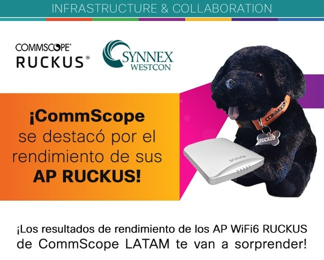 TDSYNNEXLAC's tweet photo. ¿Qué Puntos de Acceso Wi-Fi 6 funcionan mejor bajo presión? Una prueba independiente de Packet6 revela que Wi-Fi 6 de RUCKUS® funciona donde otros no lo hacen. #RUCKUS #Wifi #CommScopeLATAM
https://t.co/IvLp1xAo2l https://t.co/KY6d8Ik76d